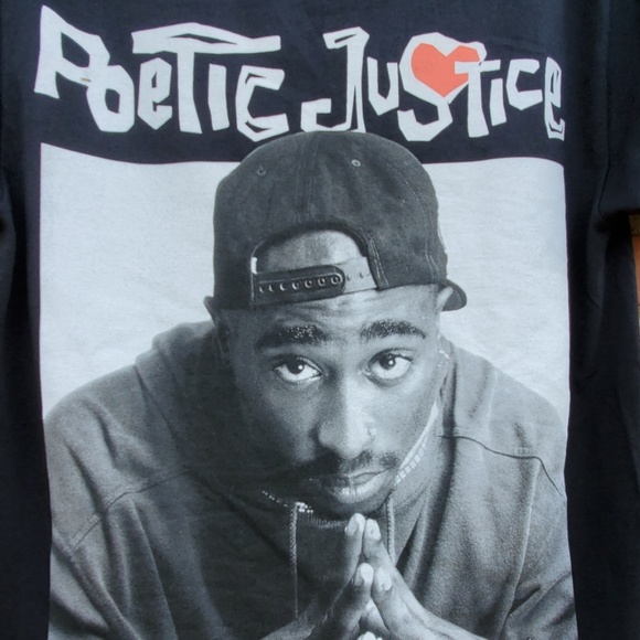 Big print graphic Tupac T-shirt - Picture 2 of 3